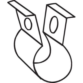 Bandes de caoutchouc, échappement BOSAL 251-357