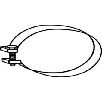 Bandes de caoutchouc, échappement BOSAL 251-517