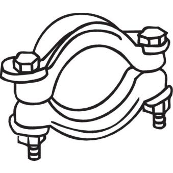 Pièce de serrage, échappement BOSAL 254-412