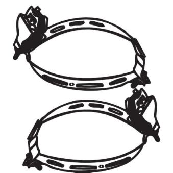 Bandes de caoutchouc, échappement BOSAL [254-980]