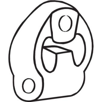 Bandes de caoutchouc, échappement BOSAL 255-011 pour TOYOTA COROLLA 1.6 - 90cv