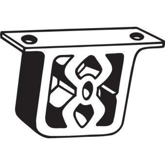 Bandes de caoutchouc, échappement BOSAL [255-078]