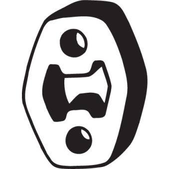 Bandes de caoutchouc, échappement BOSAL 255-107 pour CHRYSLER ES 1.6 - 110cv