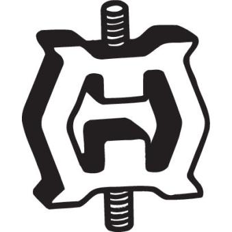 Bandes de caoutchouc, échappement BOSAL [255-125]