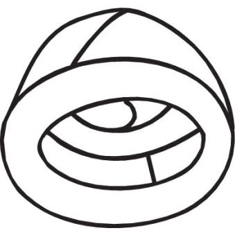 Bandes de caoutchouc, échappement BOSAL 255-534