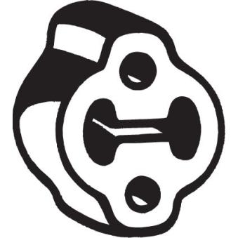 Bandes de caoutchouc, échappement BOSAL 255-624 pour NISSAN BLUEBIRD 1.8 - 90cv