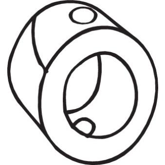Bandes de caoutchouc, échappement BOSAL 255-657