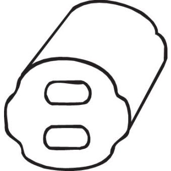 Bandes de caoutchouc, échappement BOSAL 255-713