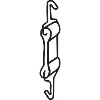 Bandes de caoutchouc, échappement BOSAL 255-754