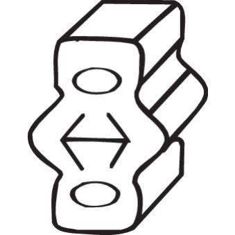 Bandes de caoutchouc, échappement BOSAL OEM 533253147 Bandes de caoutchouc, échappement BOSAL OEM 533253147