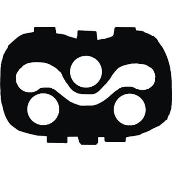 Bandes de caoutchouc, échappement BOSAL 255-811 pour FIAT GRANDE PUNTO 1.4 16V - 95cv