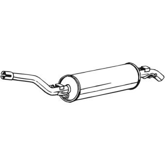 Silencieux arrière BOSAL 278-013