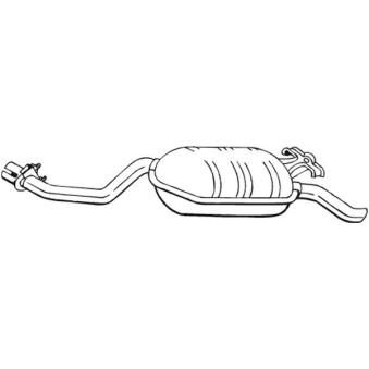 Silencieux arrière BOSAL 278-209