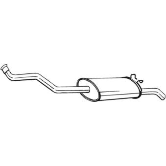 Silencieux arrière BOSAL [278-221]