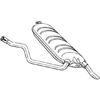 Silencieux arrière BOSAL 278-239