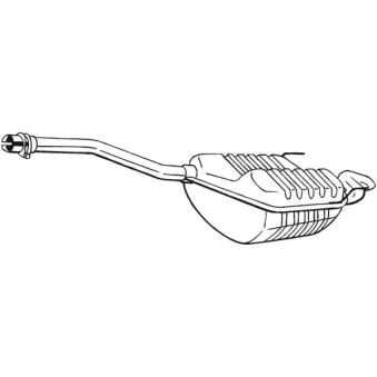 Silencieux arrière BOSAL 278-397