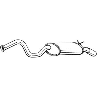 Silencieux arrière BOSAL [278-639]