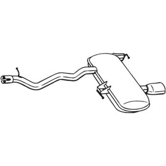 Silencieux arrière BOSAL OEM 18307568059