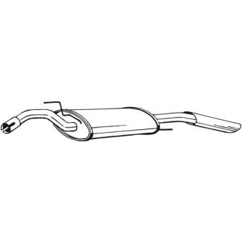 Silencieux arrière BOSAL OEM 357253609H
