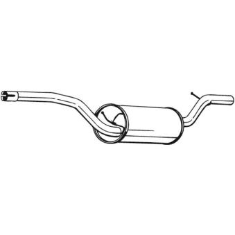 Silencieux central BOSAL 280-421 pour AUDI A4 2.0 TDCi - 110cv