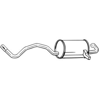 Silencieux arrière BOSAL OEM 8200189574