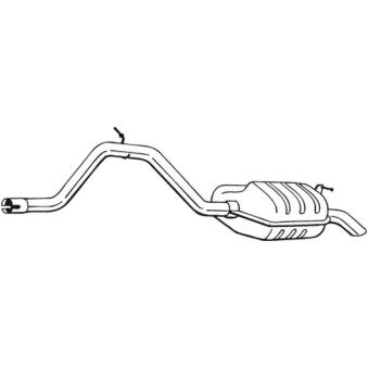 Silencieux arrière BOSAL OEM 1362711