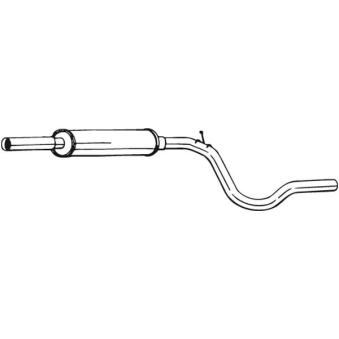 Silencieux central BOSAL 281-233