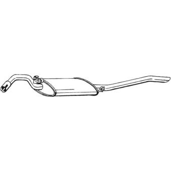 Silencieux arrière BOSAL [281-699]