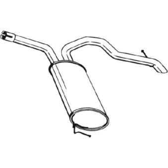 Silencieux arrière BOSAL 281-797