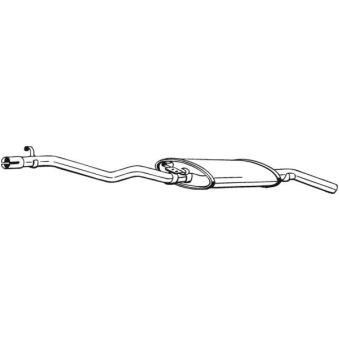 Silencieux arrière BOSAL 282-313