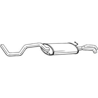 Silencieux arrière BOSAL 282-643