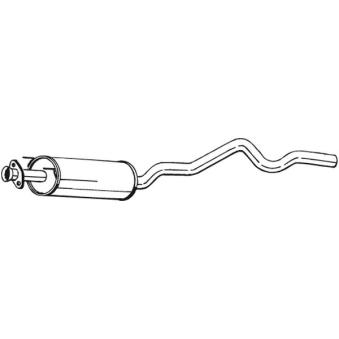 Silencieux central BOSAL 283-321