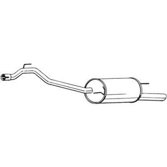 Silencieux arrière BOSAL [283-461]