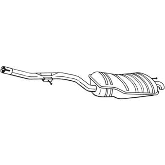 Silencieux arrière BOSAL 283-497