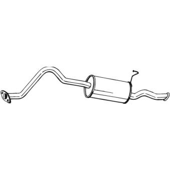 Silencieux arrière BOSAL 284-077