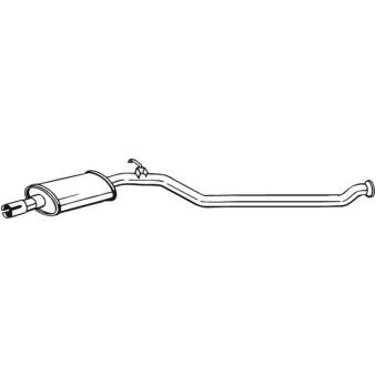 Silencieux central BOSAL OEM 1717FK