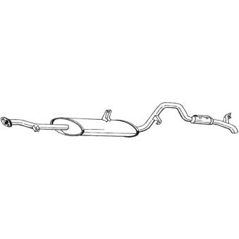 Silencieux arrière BOSAL 285-131