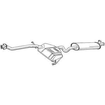 Silencieux arrière BOSAL OEM 7737478