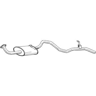 Silencieux arrière BOSAL [286-039]