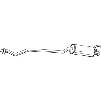 Silencieux central BOSAL OEM 18220s5se02 Silencieux central BOSAL OEM 18220s5se02