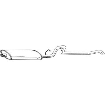 Silencieux arrière BOSAL [287-183]
