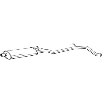 Silencieux central BOSAL [287-863]