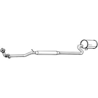 Silencieux avant BOSAL [292-023]