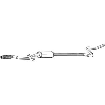 Silencieux central BOSAL OEM 1717TL