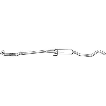 Silencieux central BOSAL OEM 13126159 Silencieux central BOSAL OEM 13126159