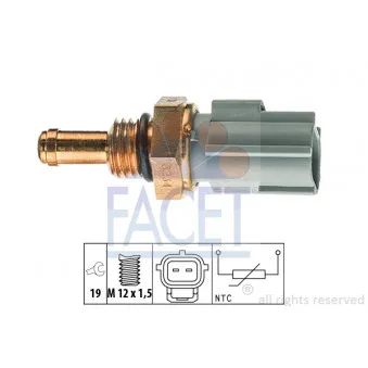 FACET 7.3234 - Capteur, température d'huile