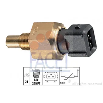 FACET 7.3301 - Sonde de température, liquide de refroidissement