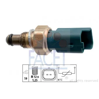 Capteur, température de carburant FACET OEM V38-72-0129