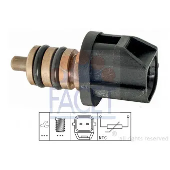 Capteur, température de la culasse FACET 7.3383 pour HYUNDAI I40 1.7 CRDi - 116cv