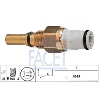 FACET 7.5090 - Interrupteur de température, ventilateur de radiateur
